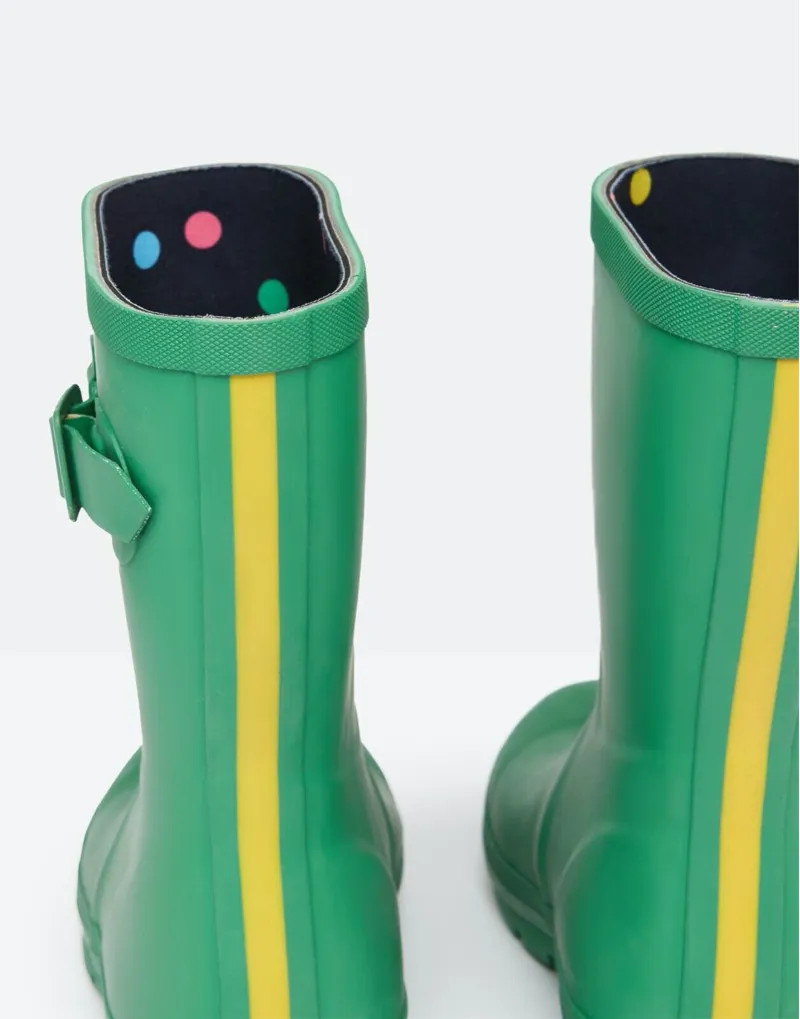 Joules Ladies Kelly Neoprene Lined Apple Green Wellies-2